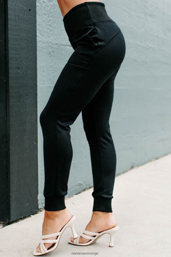 svart NanaMacs mine guilty pleasure strikke joggere 402NJ03122