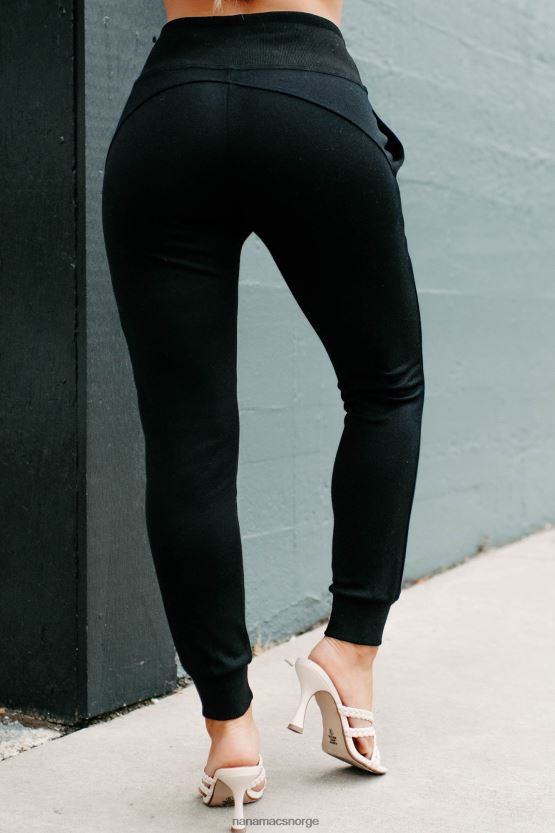 svart NanaMacs mine guilty pleasure strikke joggere 402NJ03122
