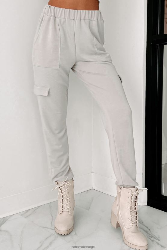 taupe/grå NanaMacs holde det lavmælte joggere 402NJ03081