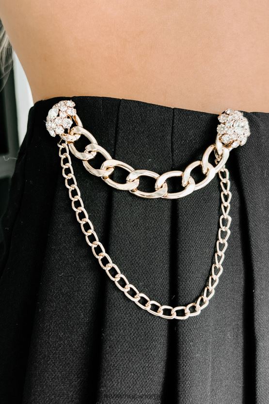 svart NanaMacs flittig men stilig plissert kjededetalj minikort 402NJ02822