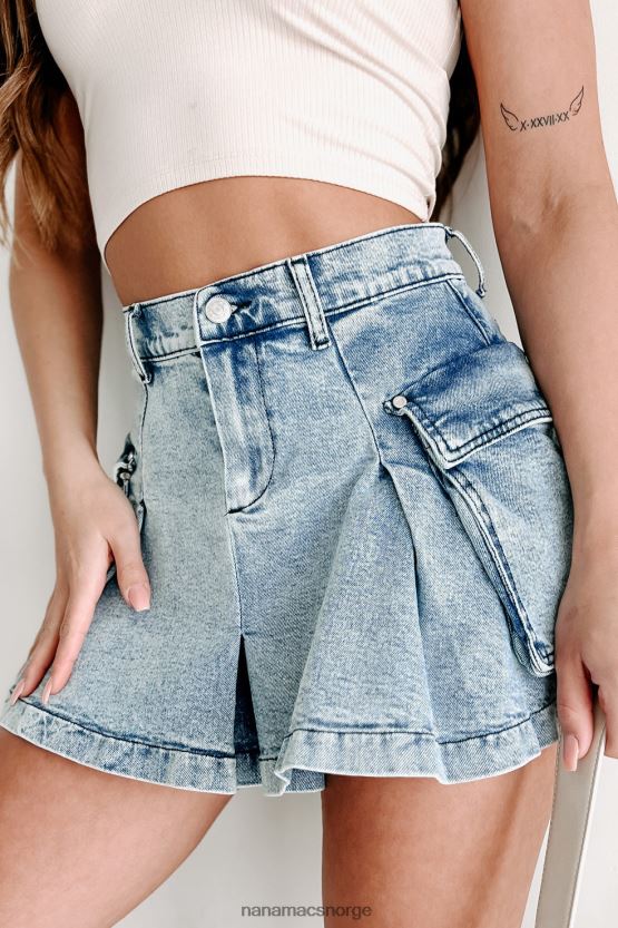 lett stein NanaMacs min beste feil denim cargo skjørt 402NJ03185