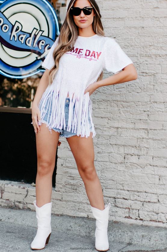 lys NanaMacs bekymringsløs uformelle denimshorts i middels høyde 402NJ02951