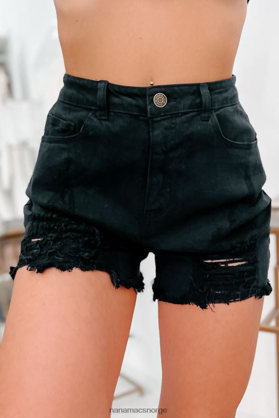 svart NanaMacs albany high rise distressed denimshorts 402NJ02854