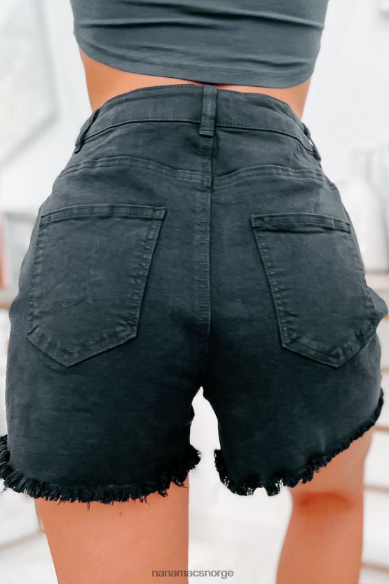 svart NanaMacs albany high rise distressed denimshorts 402NJ02854
