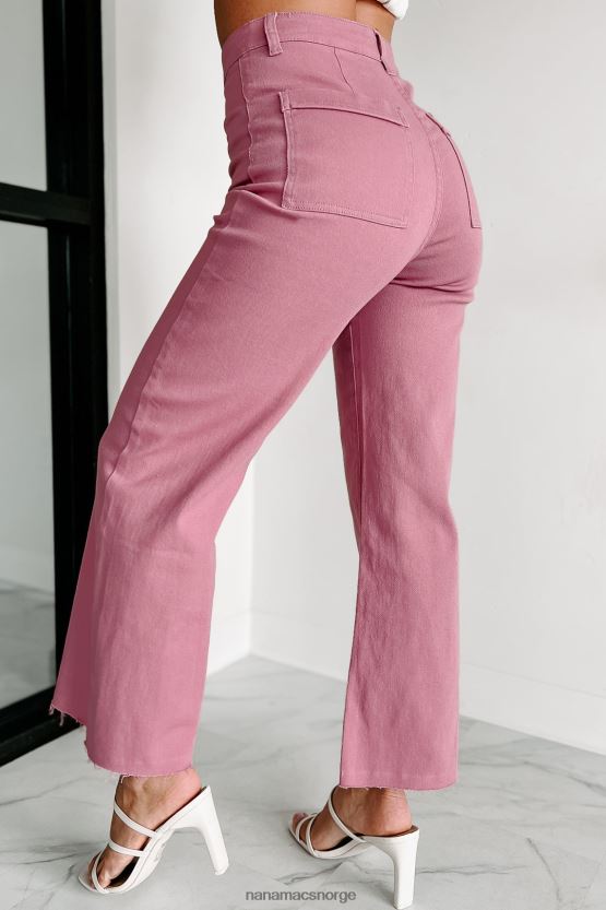 Villrose NanaMacs i henhold til planen høye jeans med brede ben 402NJ03380