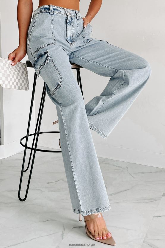 denim NanaMacs landon høye jeans med brede ben 402NJ03135