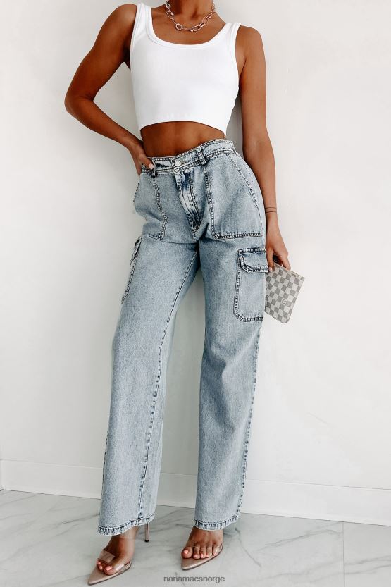 denim NanaMacs landon høye jeans med brede ben 402NJ03135