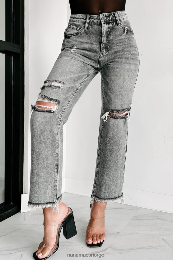 grå NanaMacs hva et rush høyhus distressed spesiell en mor jeans 402NJ03486