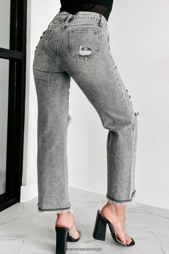 grå NanaMacs hva et rush høyhus distressed spesiell en mor jeans 402NJ03486