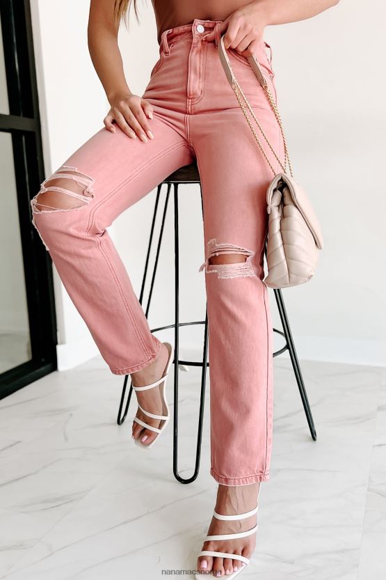 korall NanaMacs tavin high rise kancan jeans med rette ben 402NJ03388