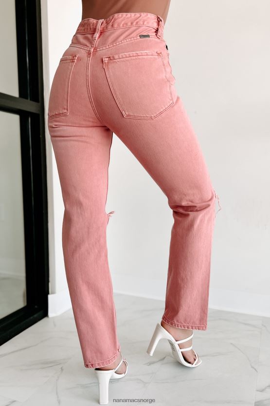 korall NanaMacs tavin high rise kancan jeans med rette ben 402NJ03388