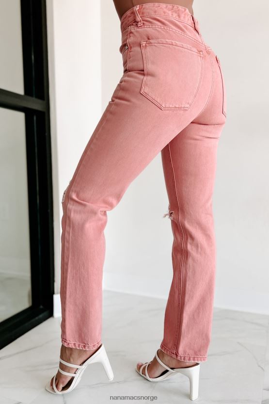 korall NanaMacs tavin high rise kancan jeans med rette ben 402NJ03388