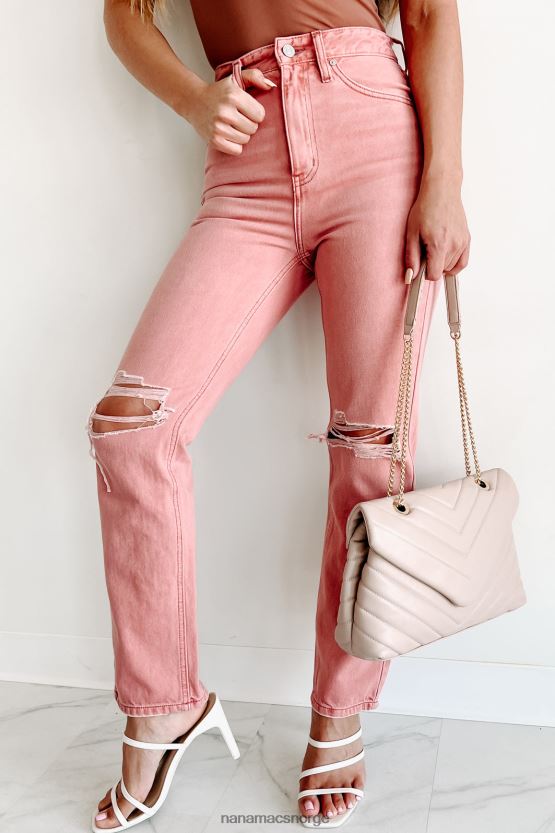 korall NanaMacs tavin high rise kancan jeans med rette ben 402NJ03388