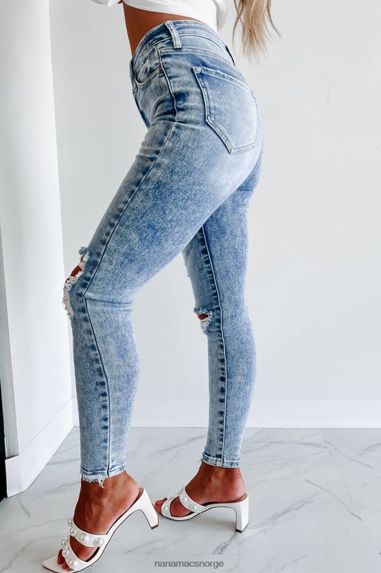 lett denim NanaMacs gi slipp på høye cello distressed skinny jeans 402NJ03453