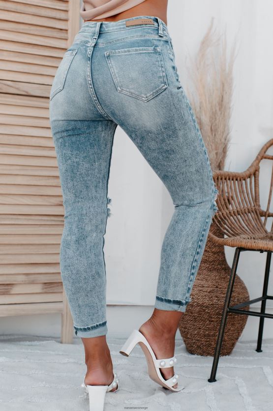 lett denim NanaMacs gi slipp på høye cello distressed skinny jeans 402NJ03453