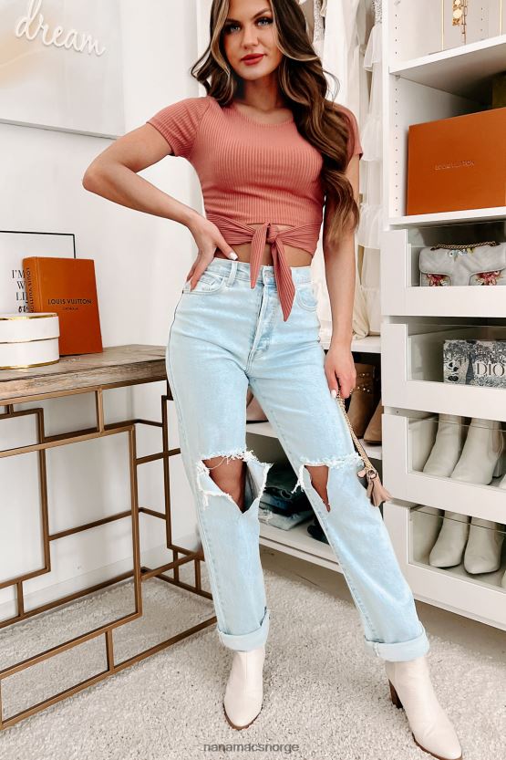 lett denim NanaMacs jude høyhus distressed cello dad jeans 402NJ03399