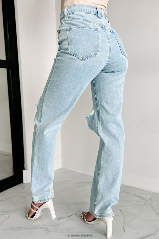 lett denim NanaMacs jude høyhus distressed cello dad jeans 402NJ03399