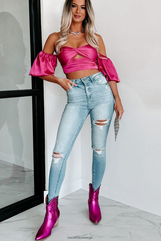 lett denim NanaMacs suri high rise distressed skinny jeans 402NJ03384