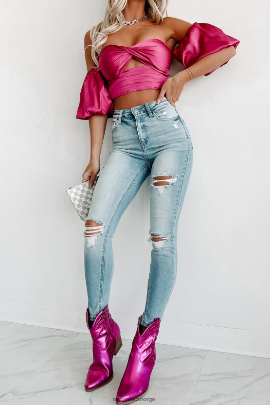 lett denim NanaMacs suri high rise distressed skinny jeans 402NJ03384