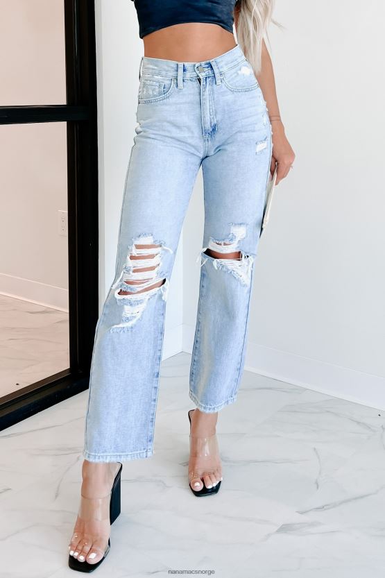 lett denim NanaMacs timothy high rise distressed dad jeans 402NJ03474