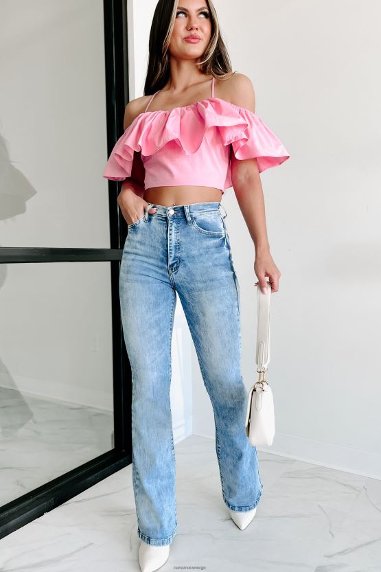 lett stein NanaMacs charlene livlige jeans med høy midje 402NJ03408