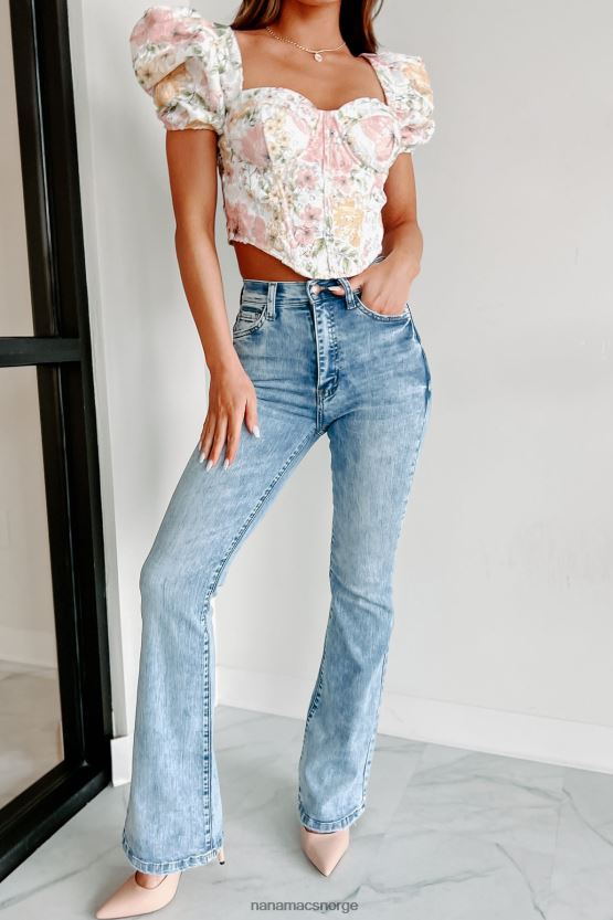 lett stein NanaMacs charlene livlige jeans med høy midje 402NJ03408