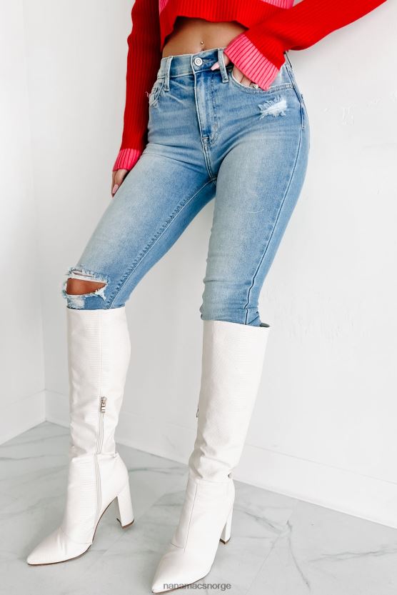 lys NanaMacs bare venner eunina high rise cropped bootcut jeans 402NJ03418