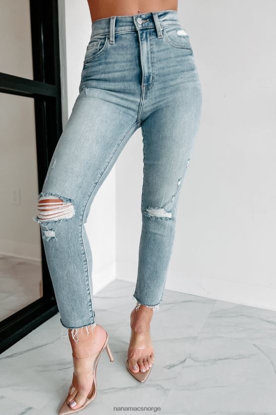 lys NanaMacs det er bare overkill eunina crop jeans med rett ben 402NJ03412