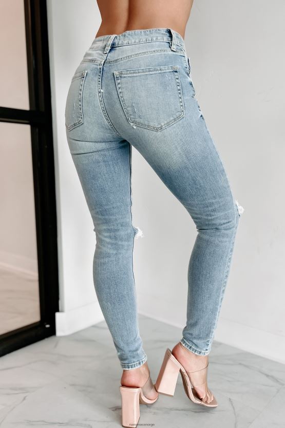 lys NanaMacs kjøle jets high rise distressed eunina skinny jeans 402NJ03421