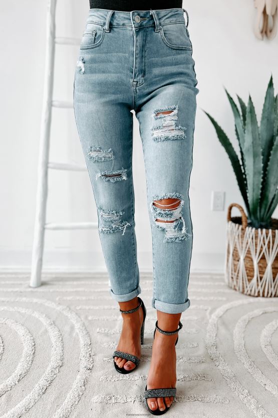 lys NanaMacs mavis high rise distressed mom jeans 402NJ03479