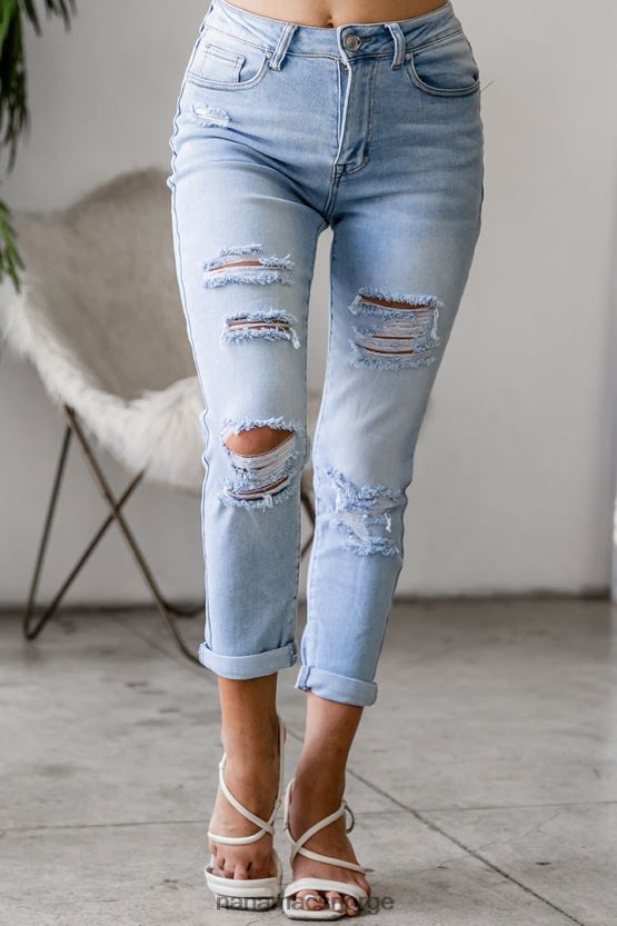 lys NanaMacs mavis high rise distressed mom jeans 402NJ03479
