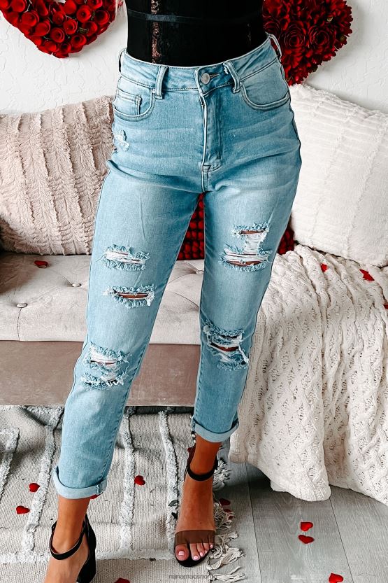 lys NanaMacs mavis high rise distressed mom jeans 402NJ03479