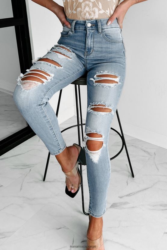 lys NanaMacs mila high rise distressed skinny jeans 402NJ03467