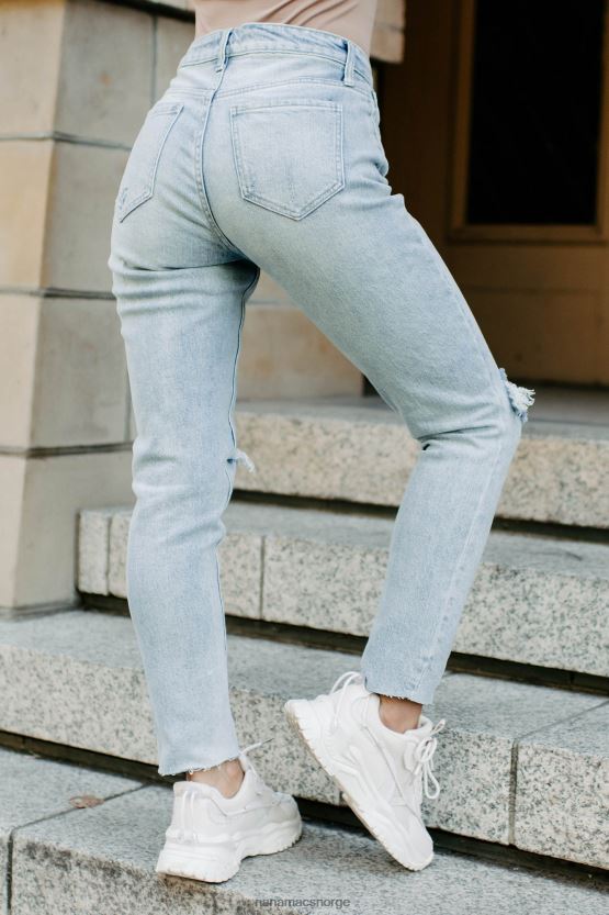 lys NanaMacs nøkkel det ned høy stige mom jeans 402NJ03429
