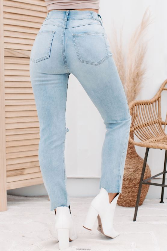lys NanaMacs ny lease on life høyhus distressed rewash mom jeans 402NJ03436