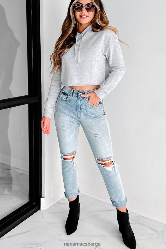 lys NanaMacs ny lease on life høyhus distressed rewash mom jeans 402NJ03436