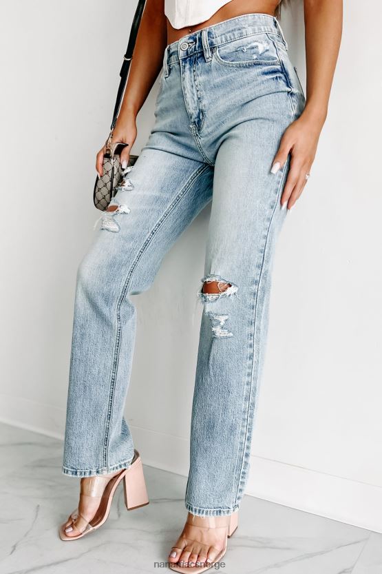 lys NanaMacs psycho eunina high rise distressed dad jeans 402NJ03417
