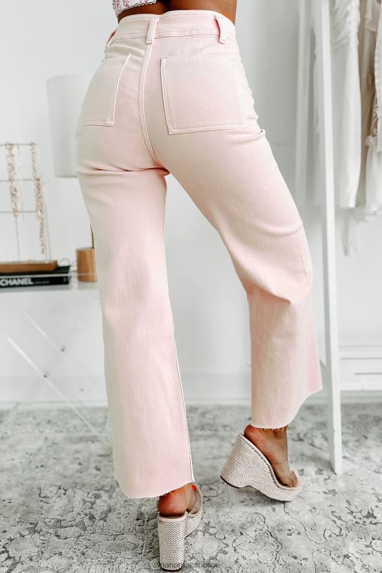 lyserosa NanaMacs forblir ekte wide leg jeans 402NJ03374