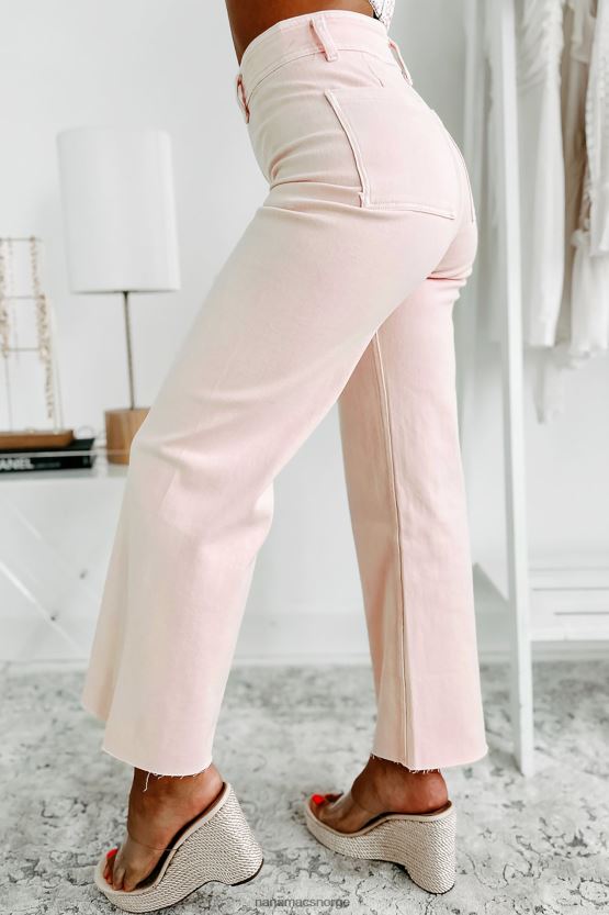 lyserosa NanaMacs forblir ekte wide leg jeans 402NJ03374