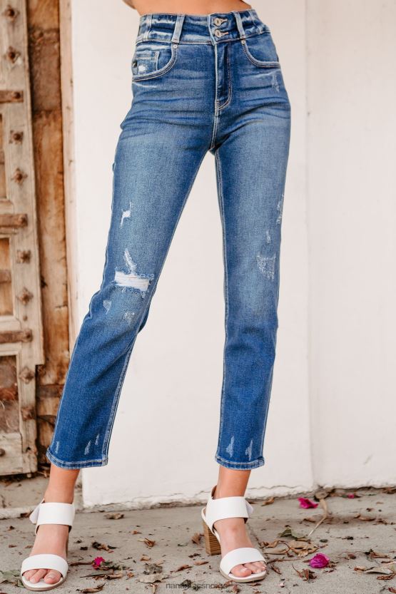 mørk NanaMacs nattehimmel kancan distressed skinny jeans 402NJ03482