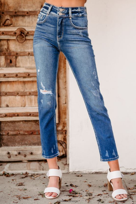 mørk NanaMacs nattehimmel kancan distressed skinny jeans 402NJ03482