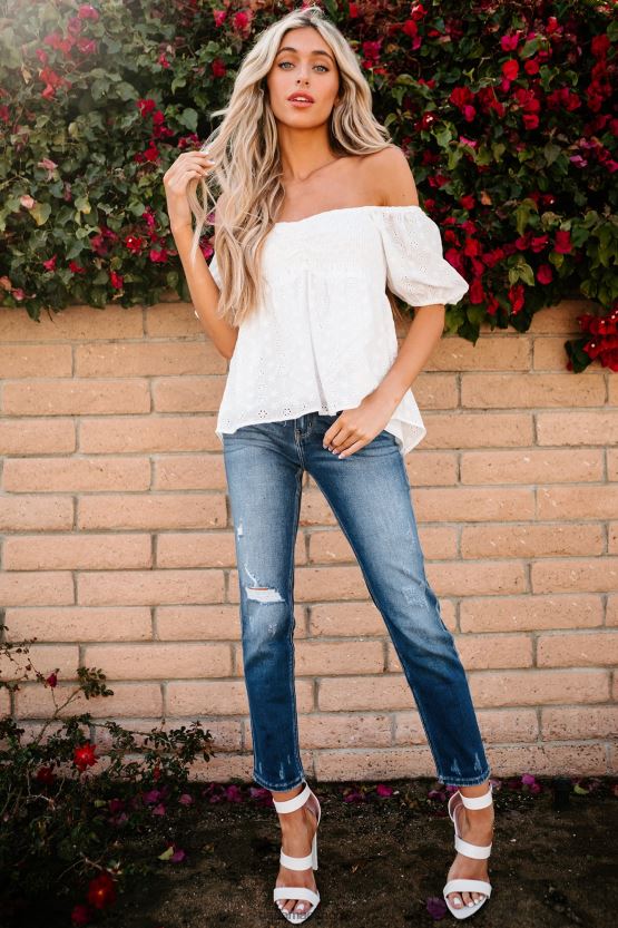 mørk NanaMacs nattehimmel kancan distressed skinny jeans 402NJ03482