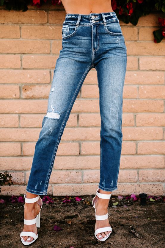 mørk NanaMacs nattehimmel kancan distressed skinny jeans 402NJ03482