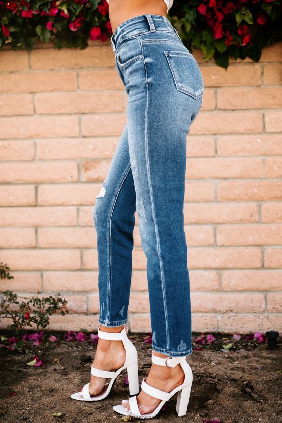 mørk NanaMacs nattehimmel kancan distressed skinny jeans 402NJ03482