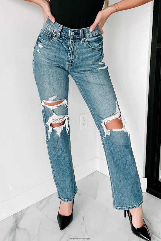 medium NanaMacs chamberlin high rise distressed eunina dad jeans 402NJ03422