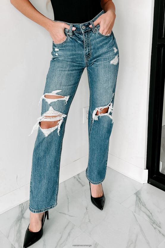 medium NanaMacs chamberlin high rise distressed eunina dad jeans 402NJ03422