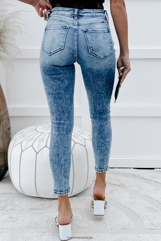 medium NanaMacs går videre høye kancan distressed jeans 402NJ03434