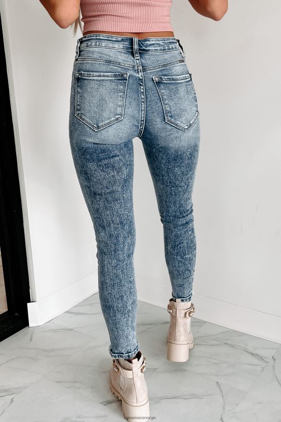 medium NanaMacs går videre høye kancan distressed jeans 402NJ03434