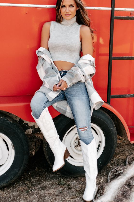 medium NanaMacs går videre høye kancan distressed jeans 402NJ03434