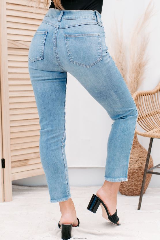 medium NanaMacs midt på veien høyhus ikke-distressed rewash mom jeans 402NJ03435